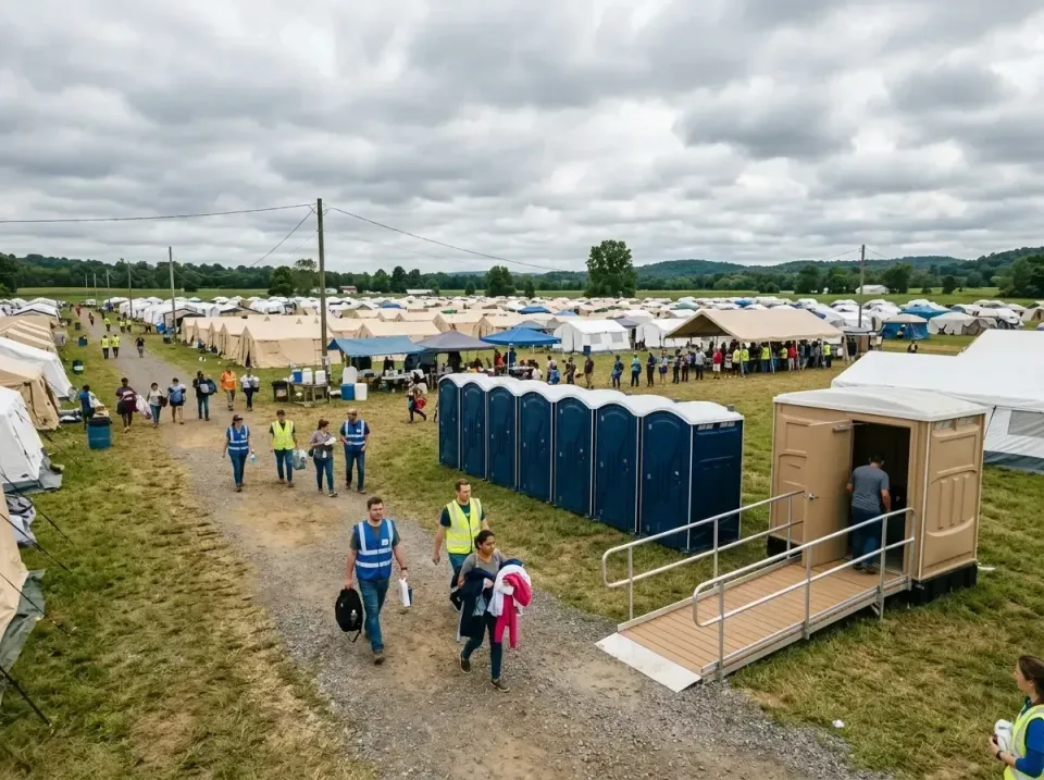disaster-relief-camp-restrooms-010 — frequently asked questions, Dumpster & Portable Bathrooms Rental in Sand Hill, PA